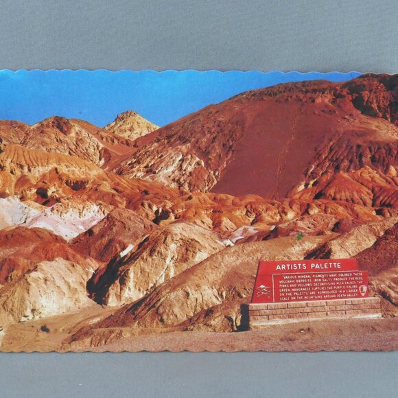 Vintage Postcard - Artists Palette Death Valley - Continental Card - Picture 1 of 4